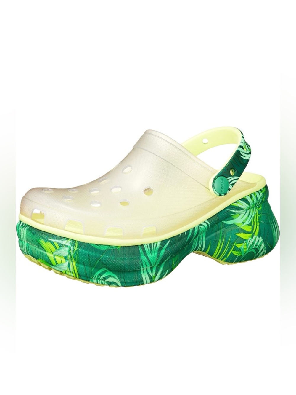 Crocs Classic Bae Clog Tropical Green | Women’s 10 Platform brand new with box - Picture 2 of 12